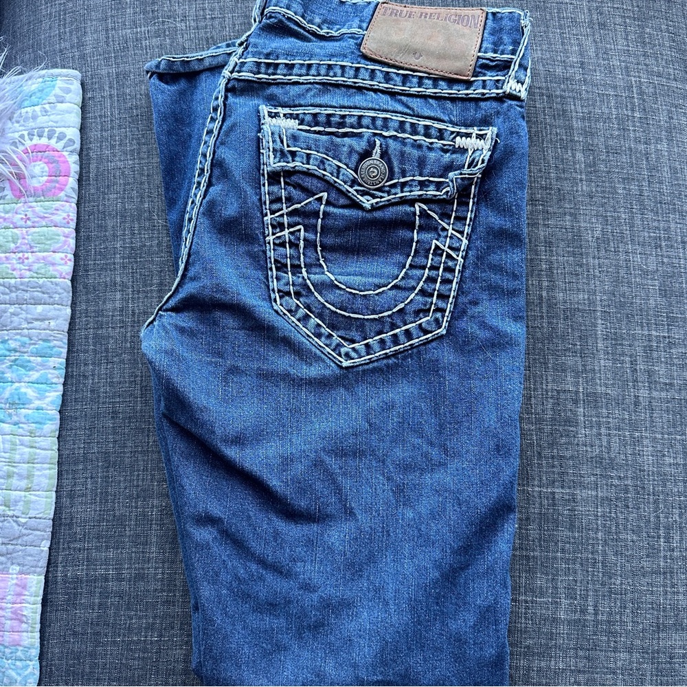 True Religion Men's Blue Jeans